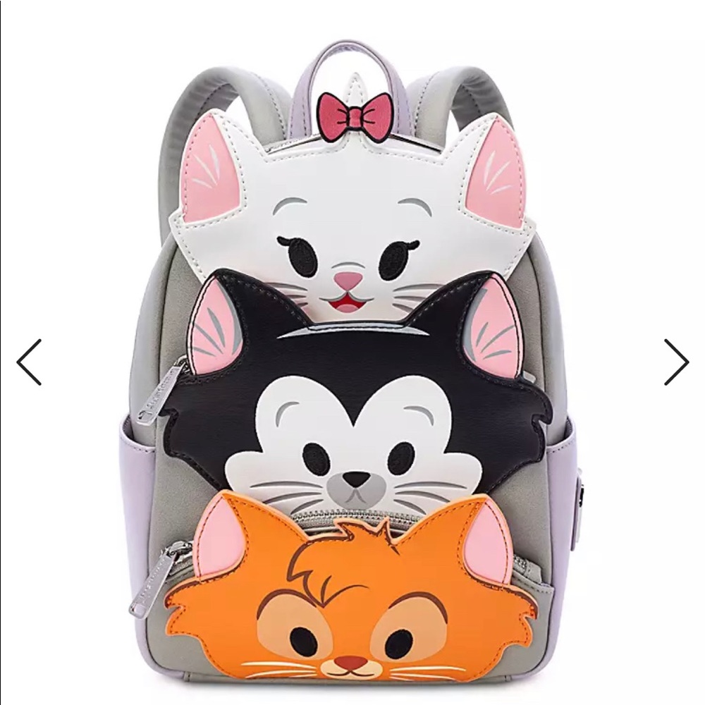 Disney Cats Loungefly Mini Backpack & Wallet.New!
